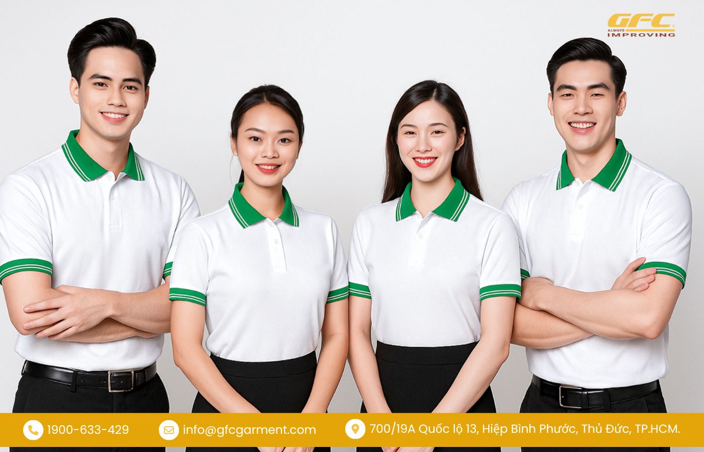 May mẫu áo thun đồng phục giá rẻ tại Hồ Chí Minh