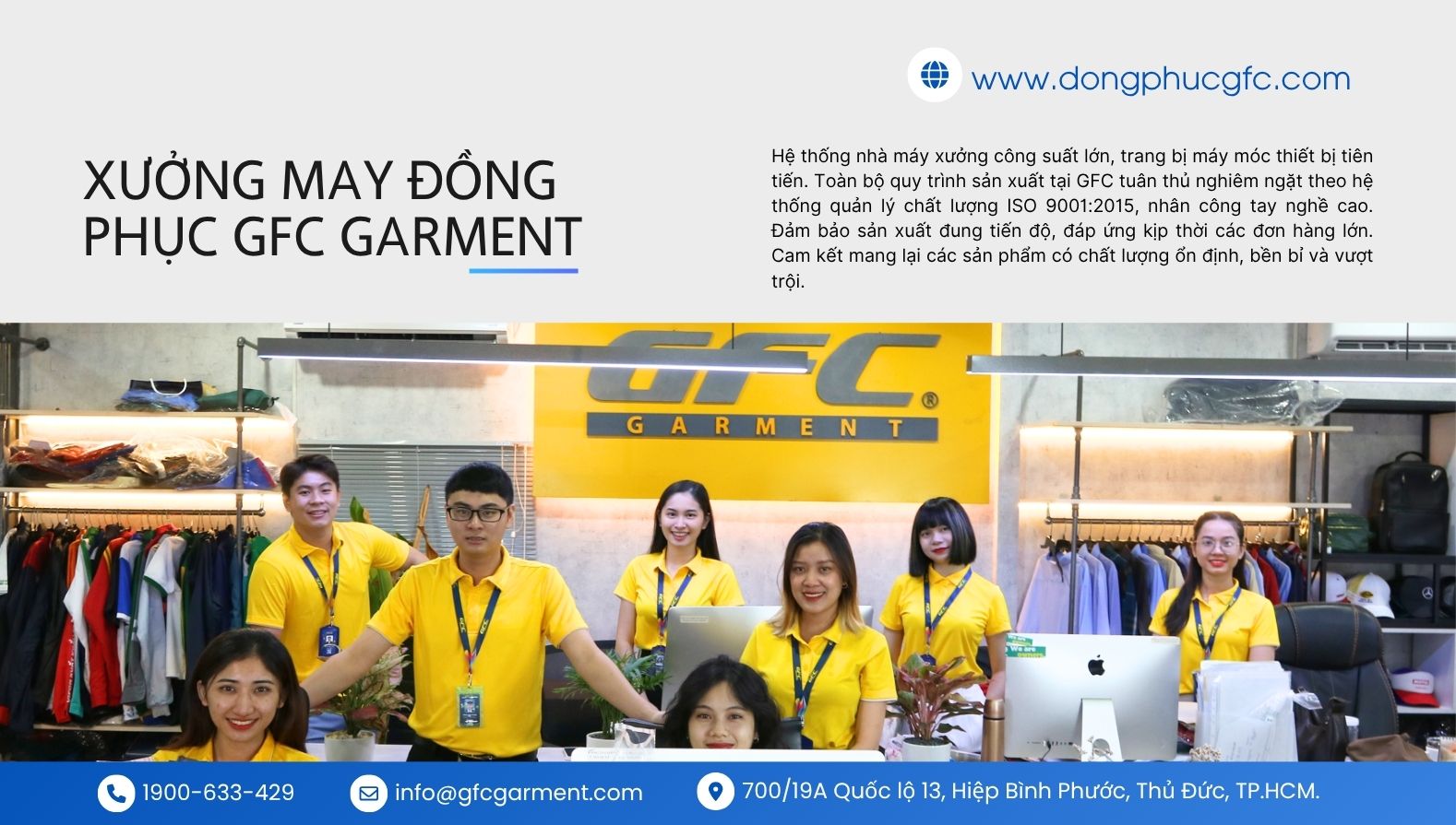 GFC Garment là một trong top 5 xưởng mau uy tín tại Hồ Chí Minh