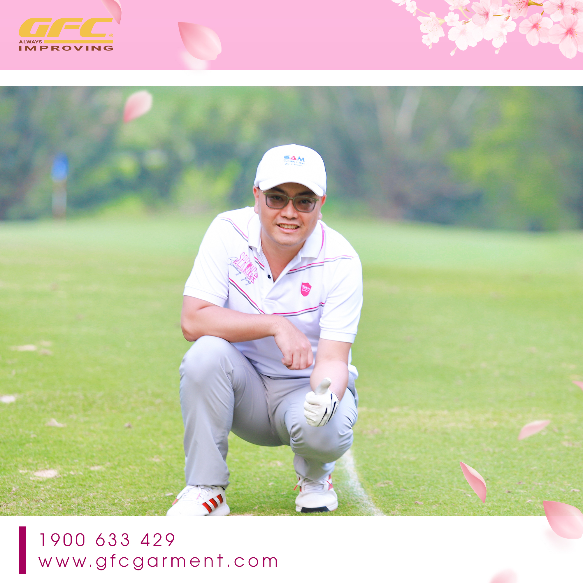 Đồng phục giải golf - GFC Garment đồng hành cùng giải golf SAM Tuyền Lâm Spring Championship 2025 - Blooming Glory