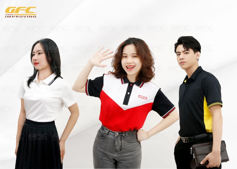 mẫu áo polo đồng phục hiện đại phù hợp với mọi ngành nghề