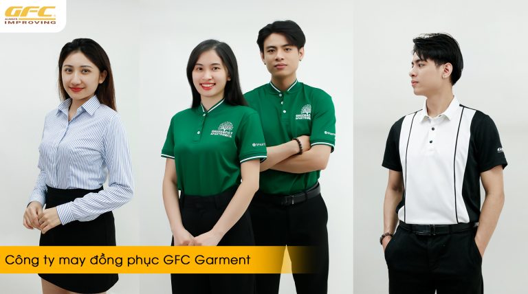 Nhân viên mặc đồng phục công sở cao cấp GFC Garment – công ty may đồng phục tại HCM thiết kế