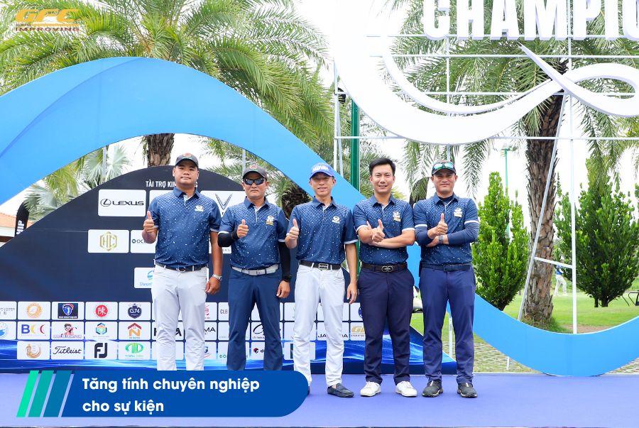 Đồng phục GFC tham gia tài trợ may đồng phục golf cao cấp cho nhiều giải golf chuyên nghiệp