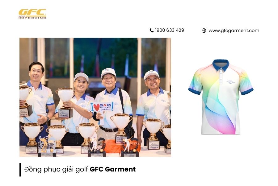 Đồng phục golf cao cấp dp GFC tài trợ giải golf Samtuyenlam