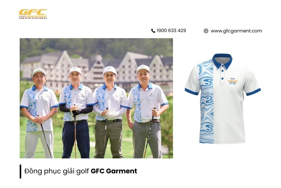 Đồng phục golf cao cấp dp GFC tài trợ giải golf Samtuyenlam