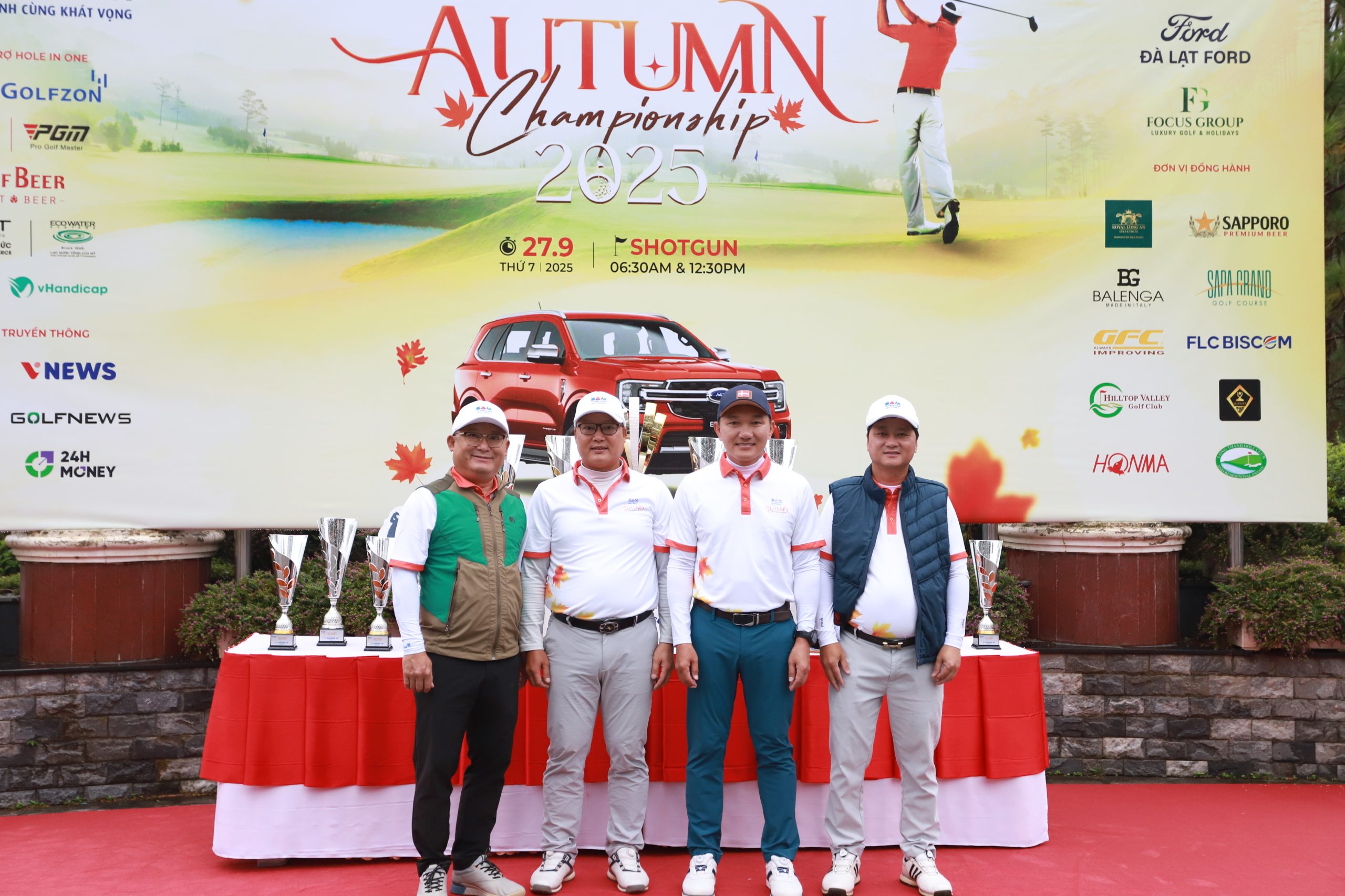 Thiết kế áo giải golf Autumn Championship 2025 do GFC Garment sản xuất