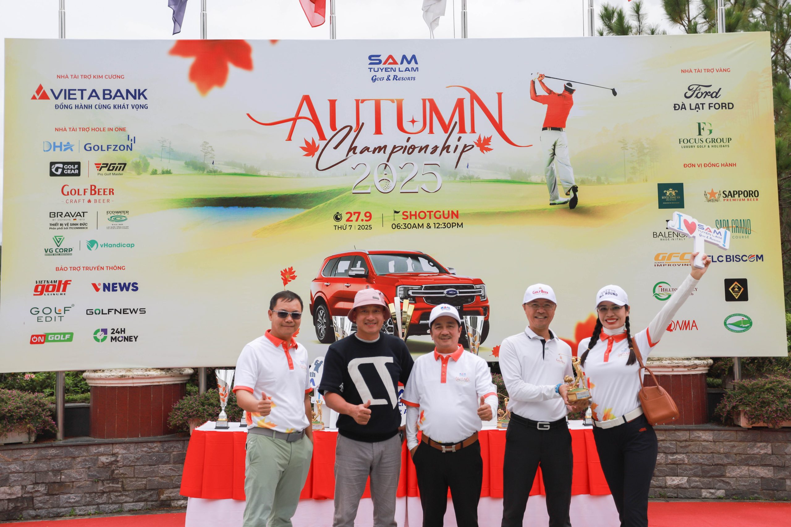 Thiết kế áo giải golf Autumn Championship 2025 do GFC Garment sản xuất