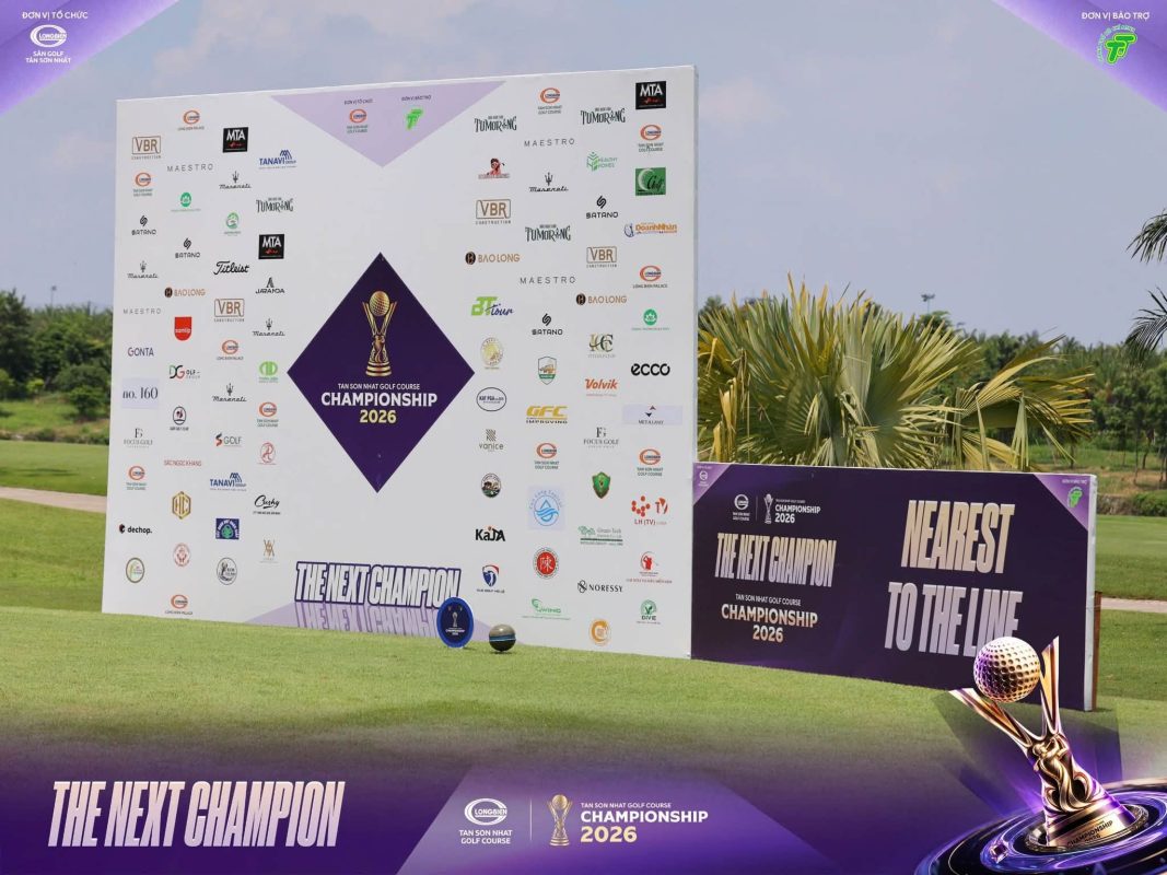 GFC Garment là nhà tài trợ đồng hành cùng giải TAN SON NHAT GOLF COURSE CHAMPIONSHIP 2026